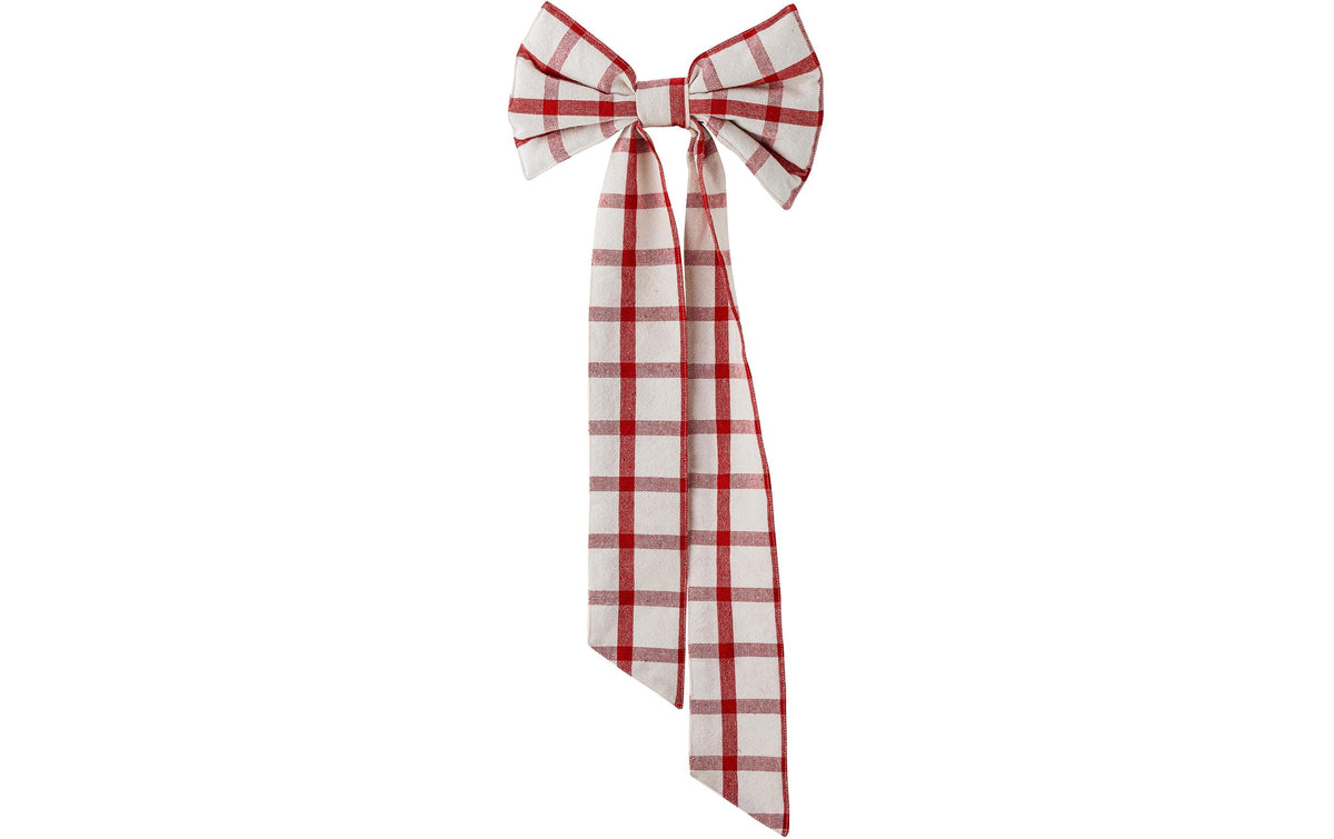 Bloomingville Schlaufe Ruby, Rot-Weiss Baumwolle, 53x25 cm (LxB)