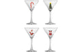 Bloomingville Cocktailgläser Misa, 4er Set Glas, 9x16 cm (DxH)
