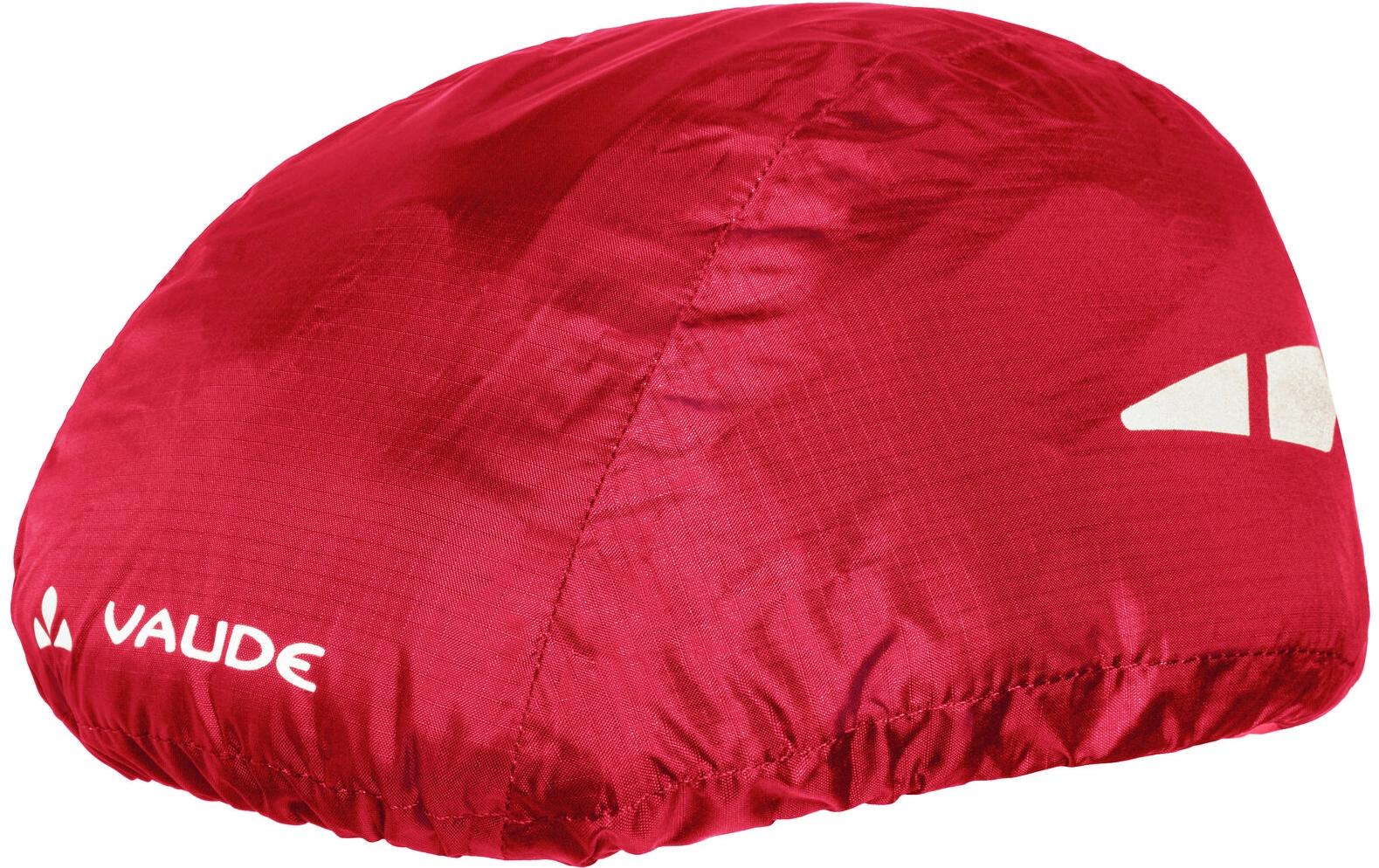 Vaude Helm Regenüberzug red, one size