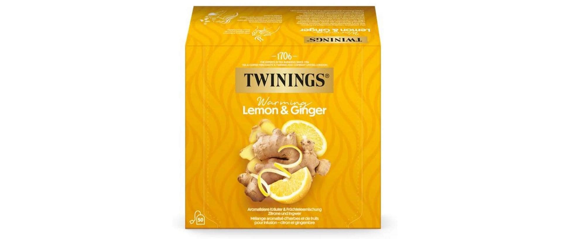 Twinings Zitrone & Ingwer 50 x 1.5 g