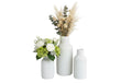 relaxdays Vasen im 3er Set Keramik, Weiss