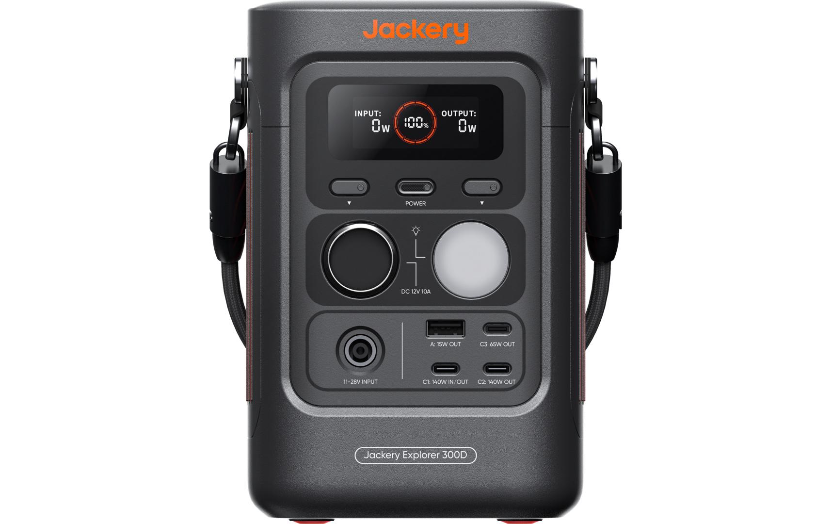 Jackery Explorer 300D Powerstation 288 Wh LiFePO4-Akku