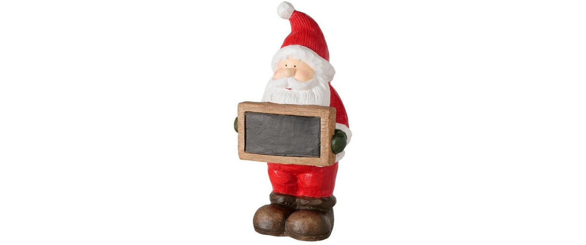 Boltze Dekofigur Santa Aaran Grösse: 22 x 16 x 42 cm (LxBxH)