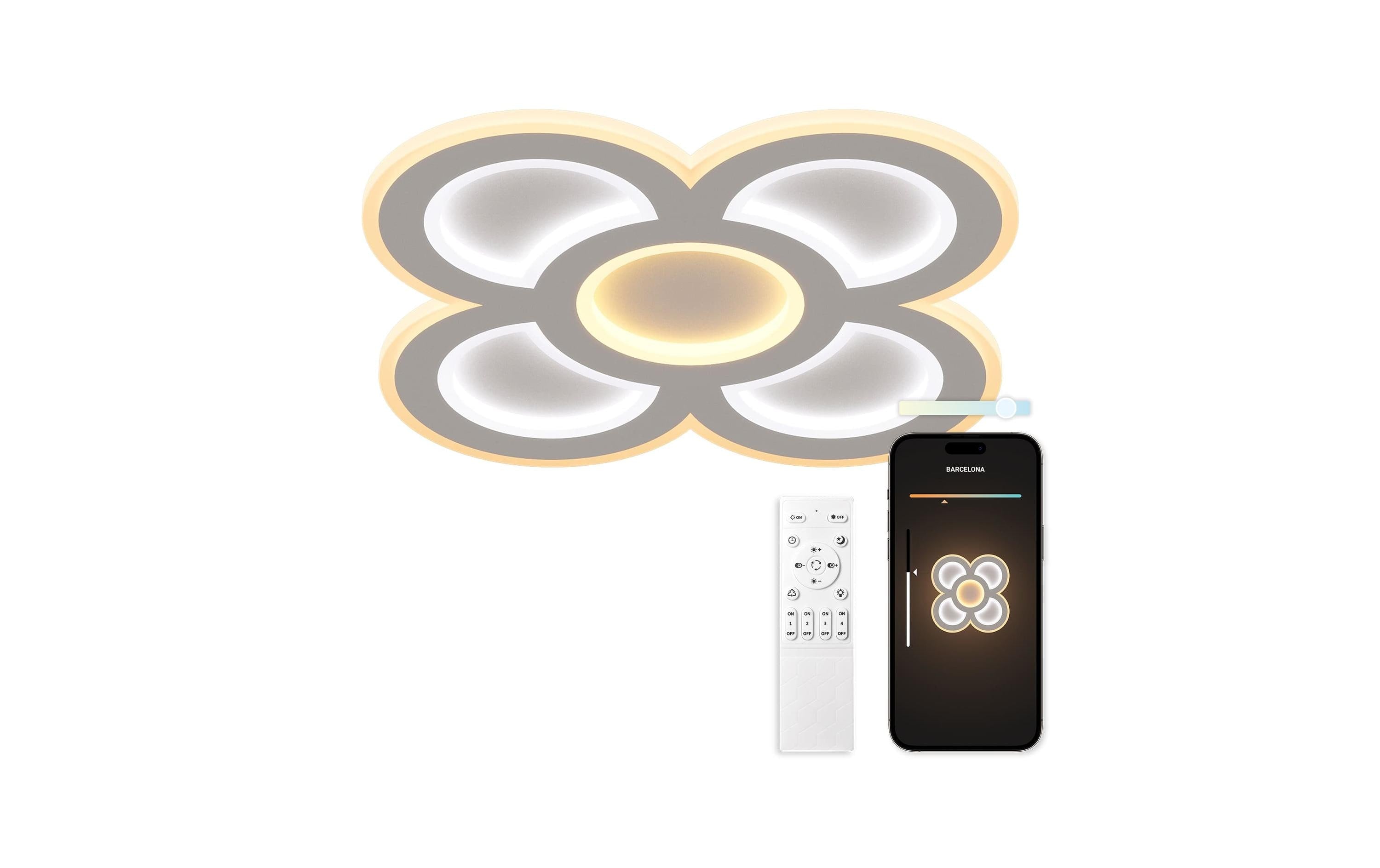 KSIX Barcelona SmartLED 40 cm, 11.387 lm, 90 W, Tuya