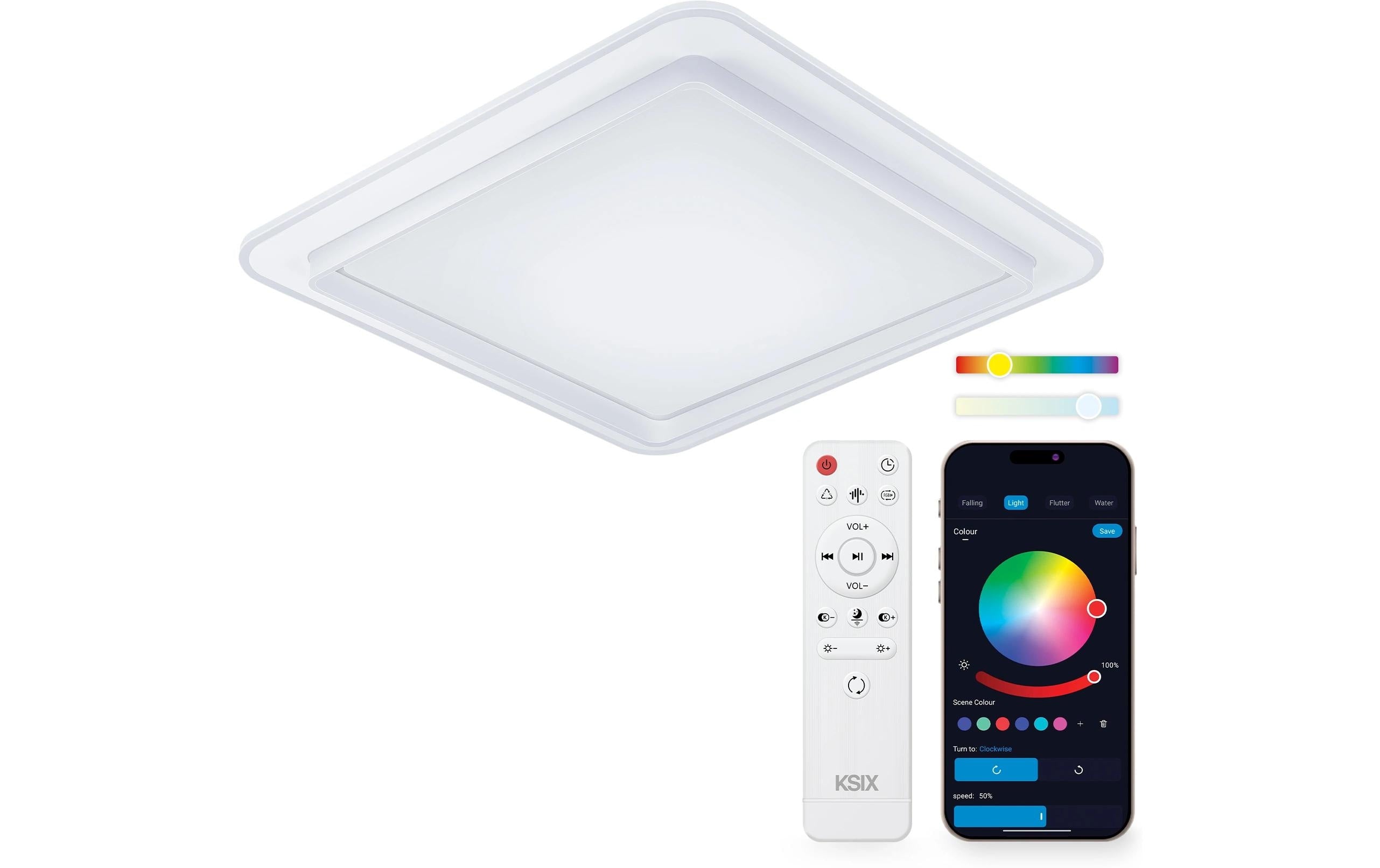 KSIX SmartLED Ceiling Celeste 4450 lm, 35W, Tuya