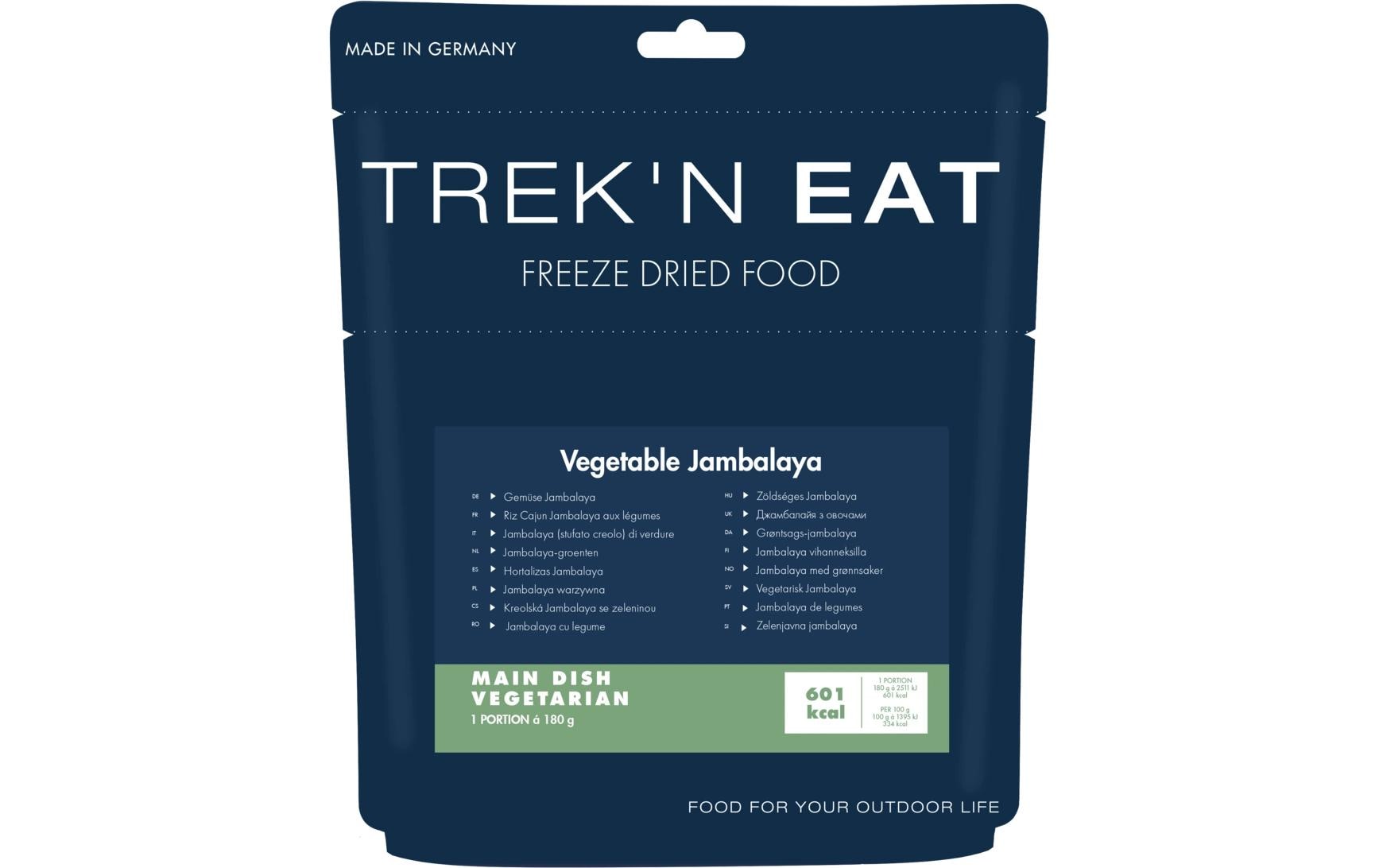 TREK'N EAT Gemüse Jambalaya Hauptgerichte (vegan)