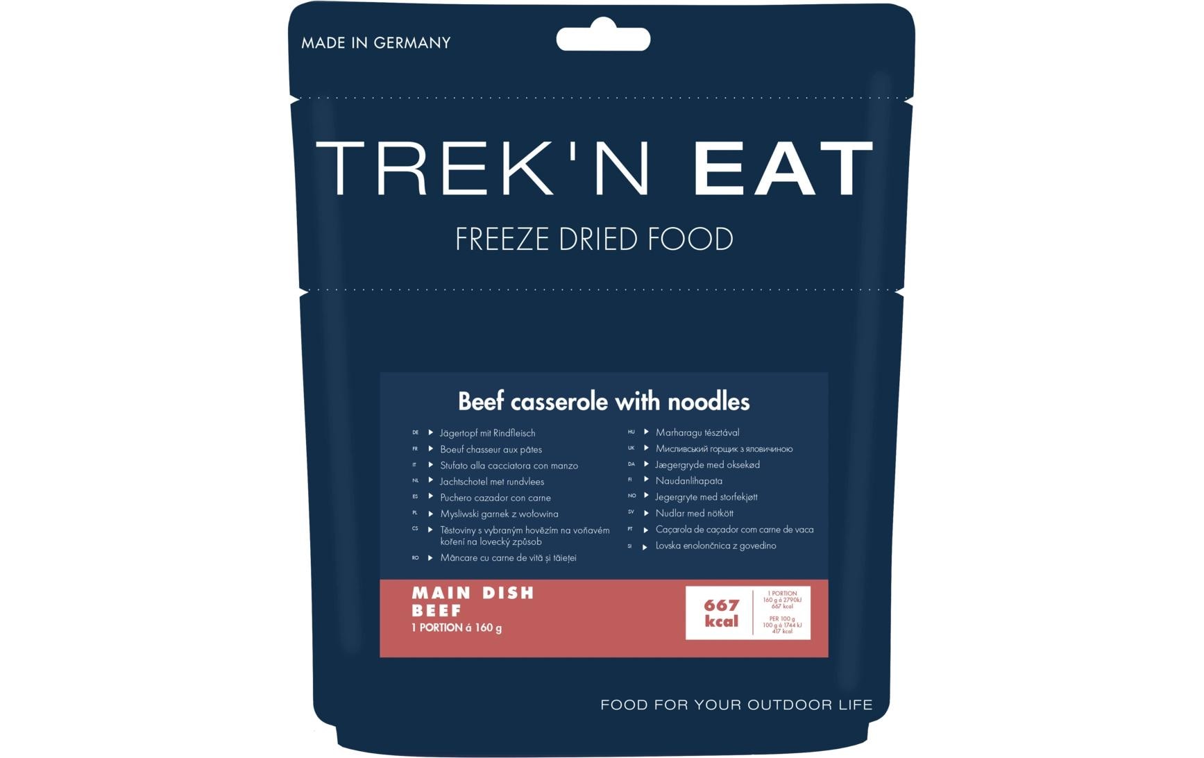 TREK'N EAT Jägertopf (Rind/Nudeln) Hauptgerichte (Fleisch)