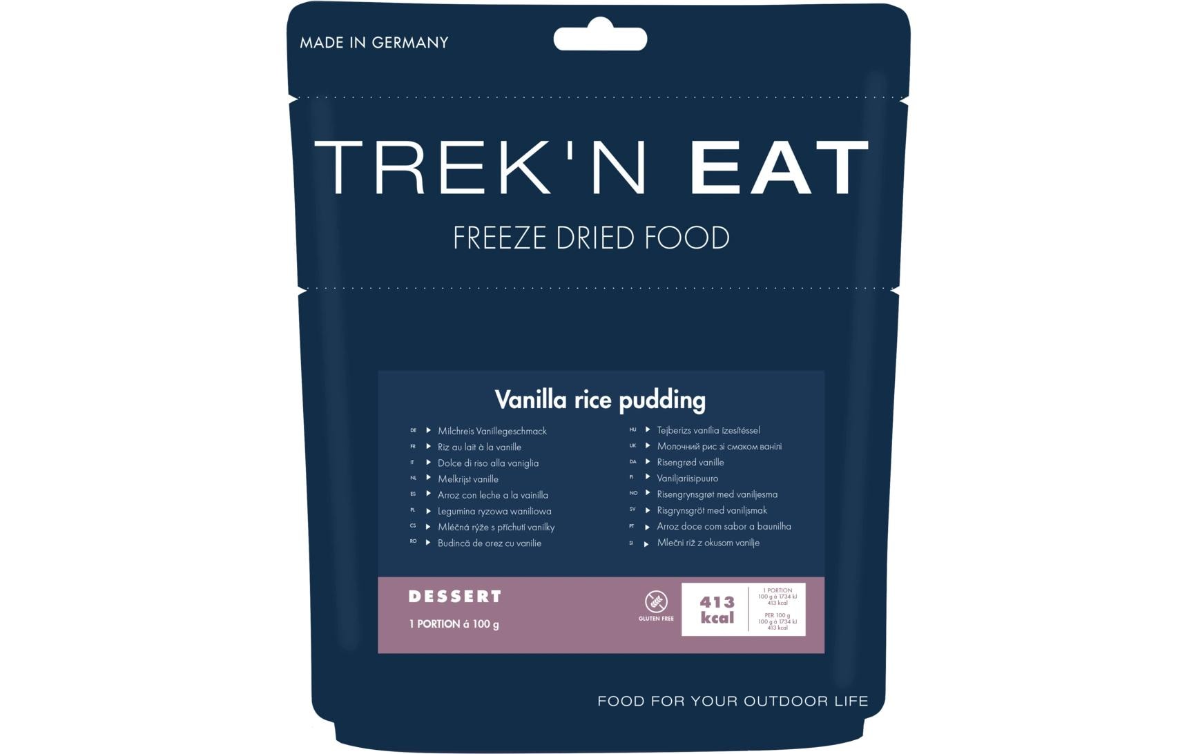 TREK'N EAT Milchreis Vanille Nachtisch