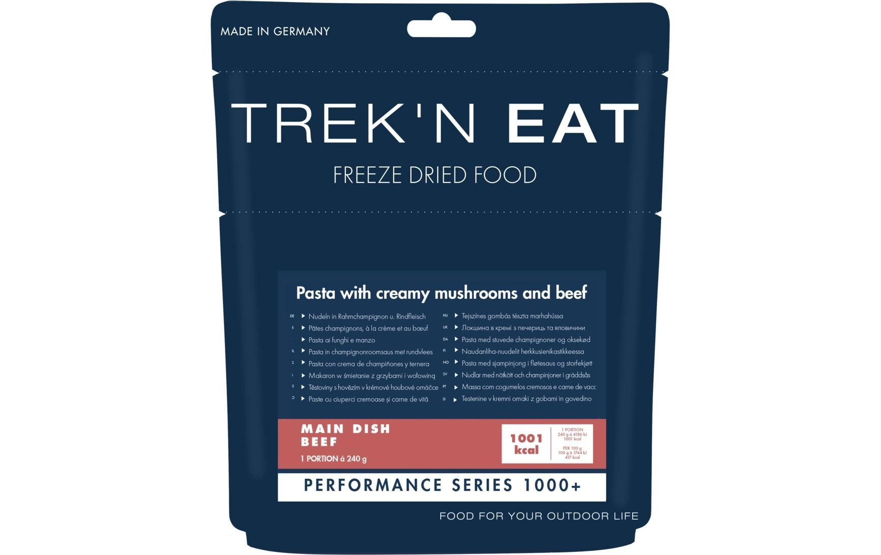 TREK'N EAT Nudeln in Rahmchampignon + Rind PS1000+