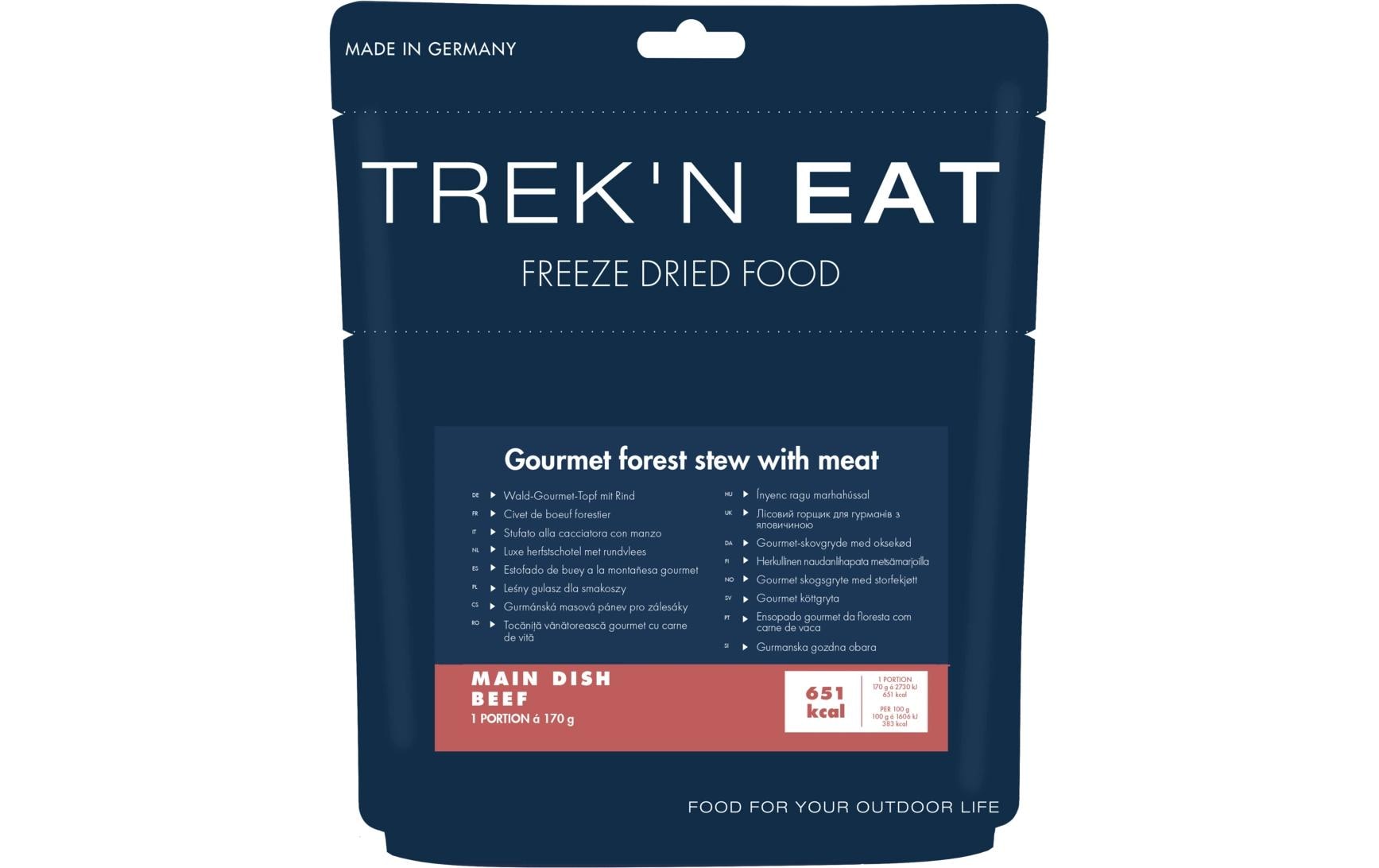 TREK'N EAT Wald-Gourmet-Topf mit Rind Hauptgerichte (Fleisch)