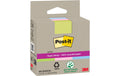 3M Post-it Recycling Notes 3 Farben 3 Blöcke à 70 Blatt , 76 x 76 mm