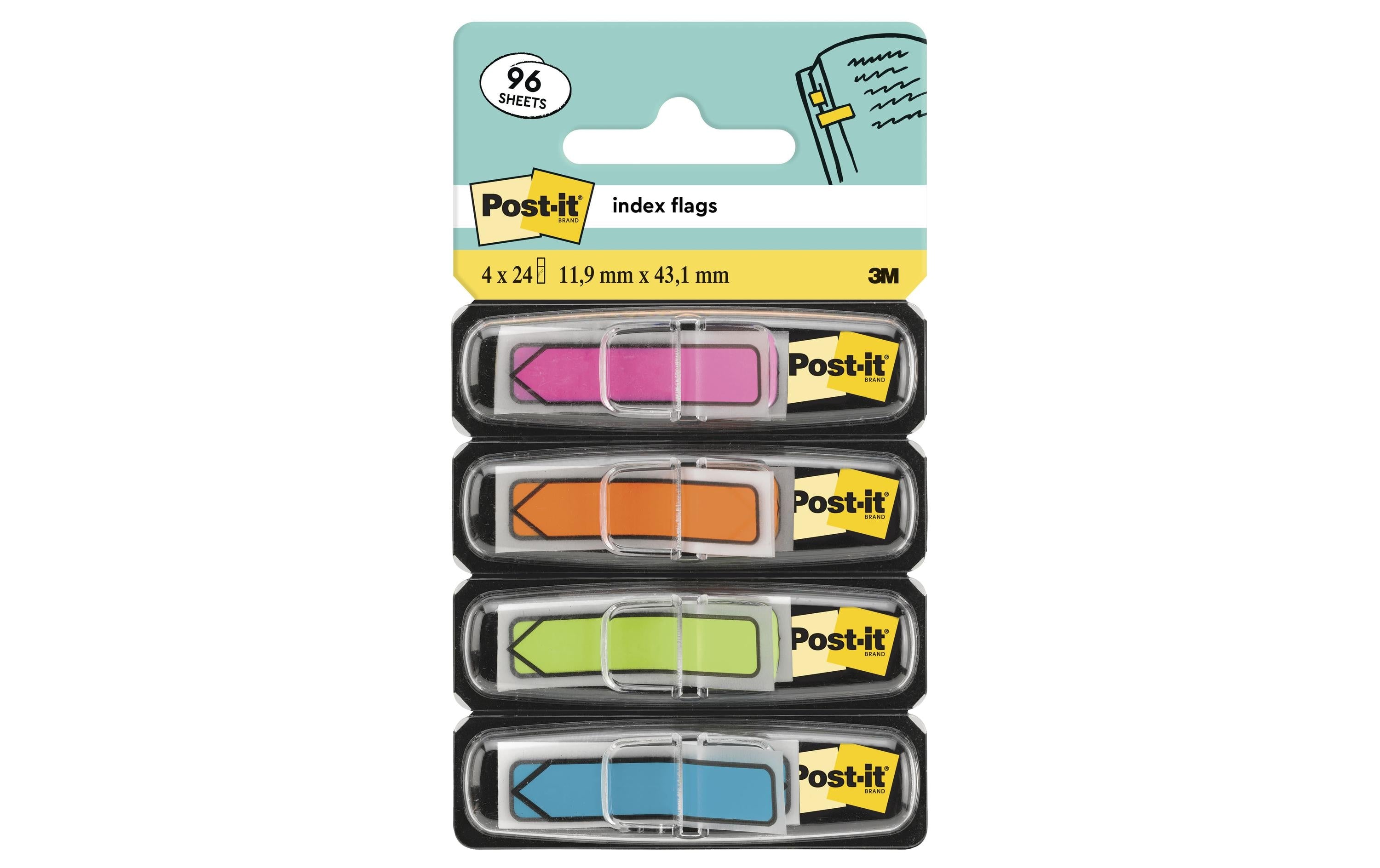 Post-it Index Pfeile 4 x 35 Stück