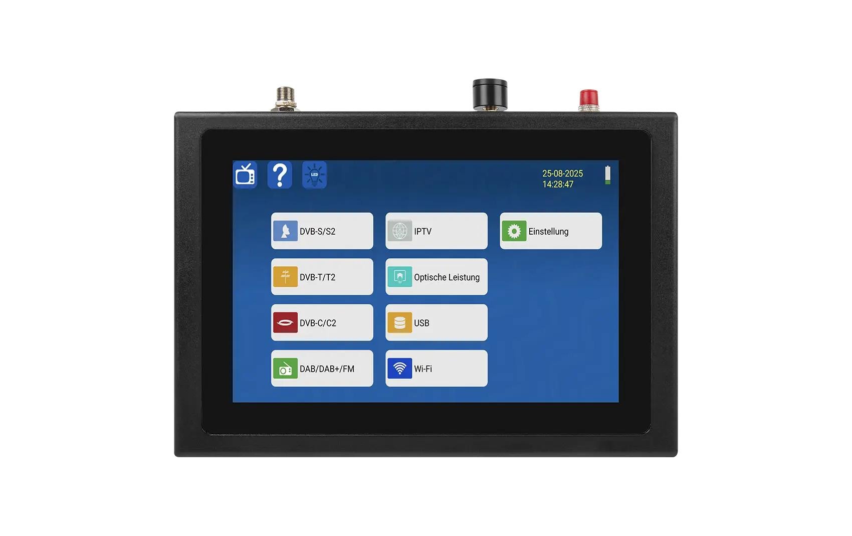 Megasat HD 7 Combo V2 Touch-Messgerät DVB-S2/C2/T2, IPTV, DAB+