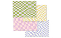 Trendform Papiertischset FUNKY Abreissbl. à 4 Sujets à 12 Blt.