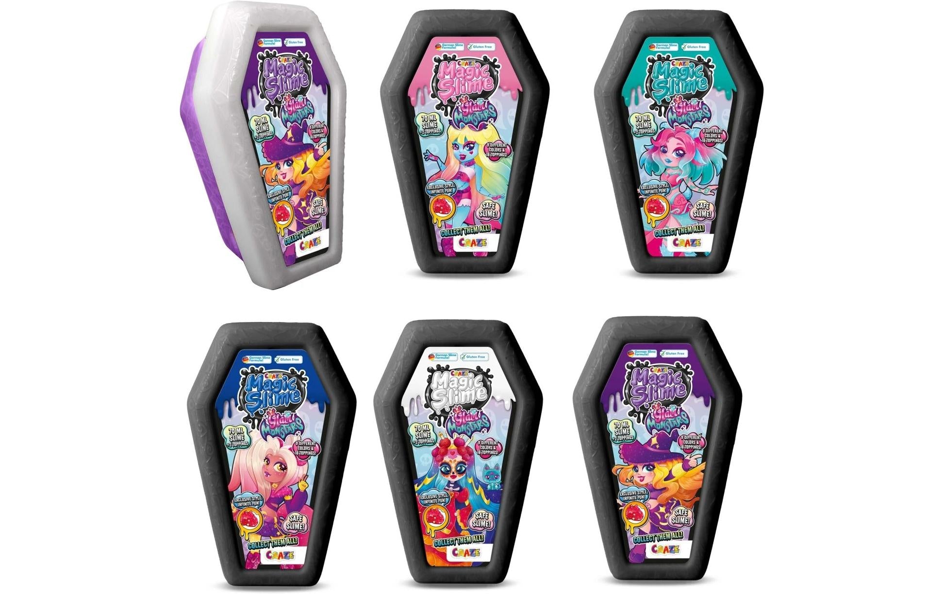 CRAZE Glam Monstars Magic Slime Assortiert