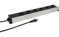 Steckdosenleiste Power Line 6xT13 grau/schwarz, 1.5m
