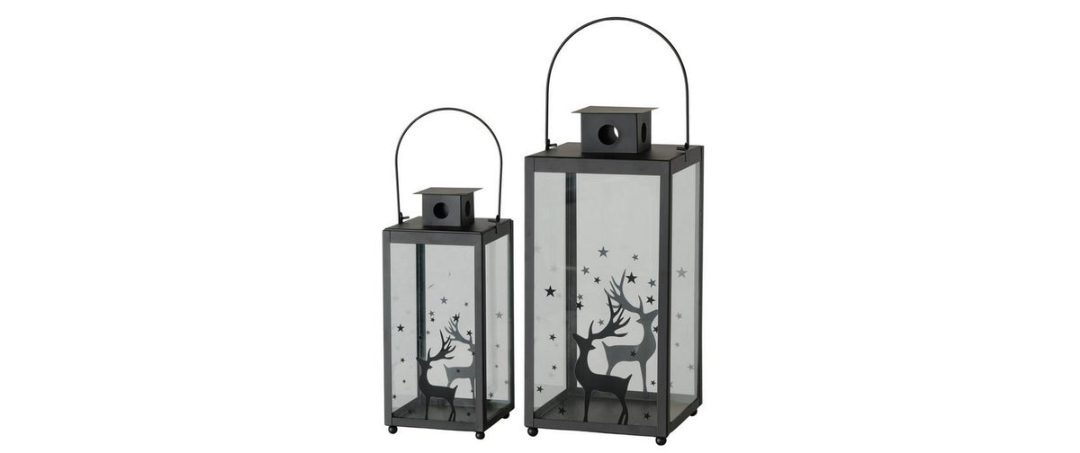 Boltze Laterne Cervo 2-teiliges Set