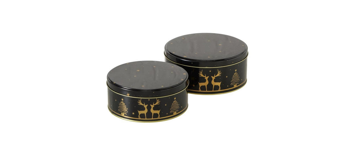 Boltze Guetzlidose Cervo 2-teiliges Set