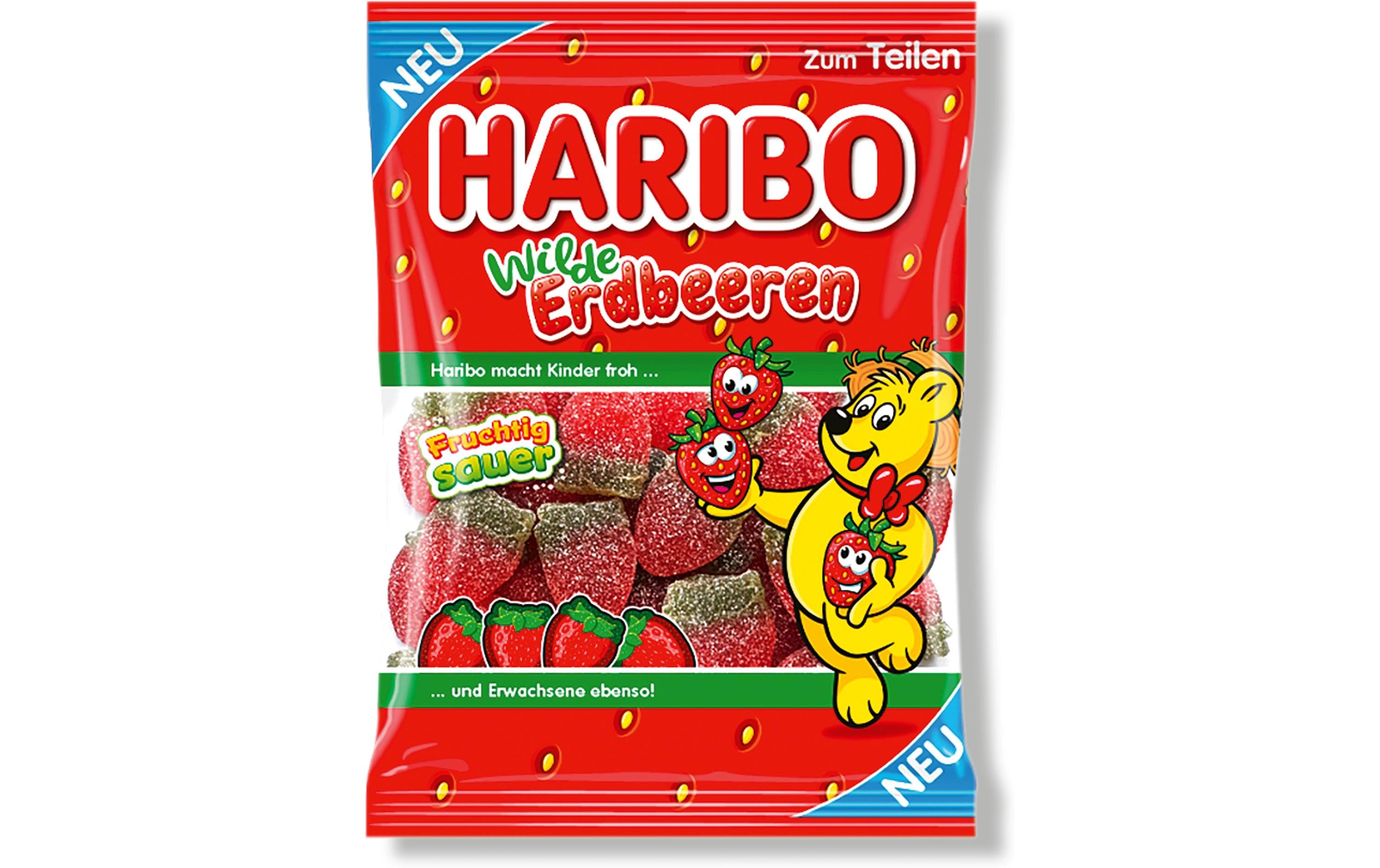 Haribo Wilde Erdbeeren Sauer 175 g