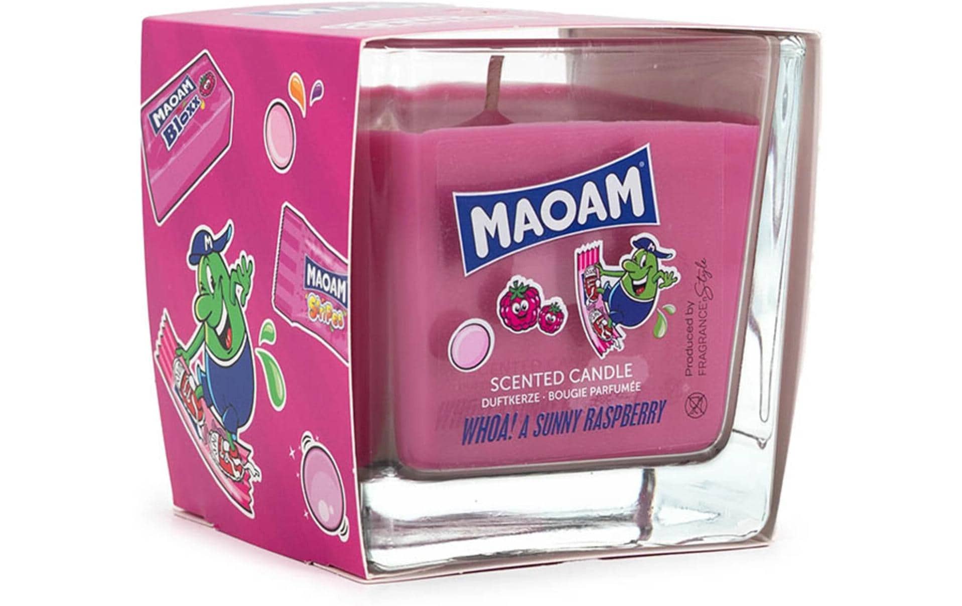 balthasar Duftkerze Maoam Sunny Rasperry 8x8 cm (DxH), Brenndauer 20h