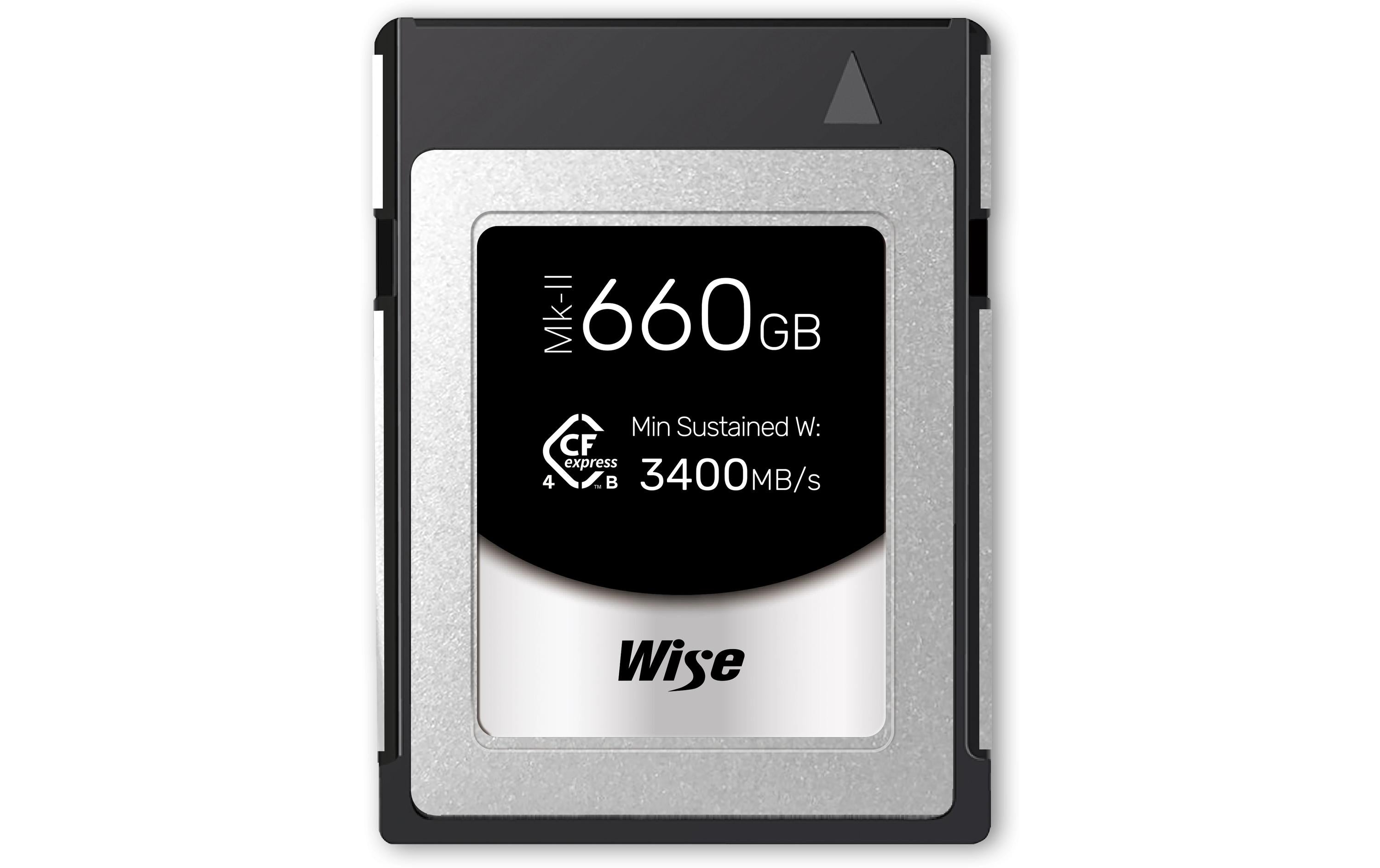 Wise 660GB CFexpress 4.0 Type B PRO Mk-II Memory Card