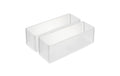 Yamazaki Schubladen Organizer L Deep Grösse: 8 x 24 x 7.2 cm, Transp., 2 Stück