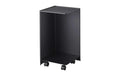 Yamazaki Toilettenpapierhalter TOWER Grösse: 23.5 x 23.5 x 43 cm, Schwarz