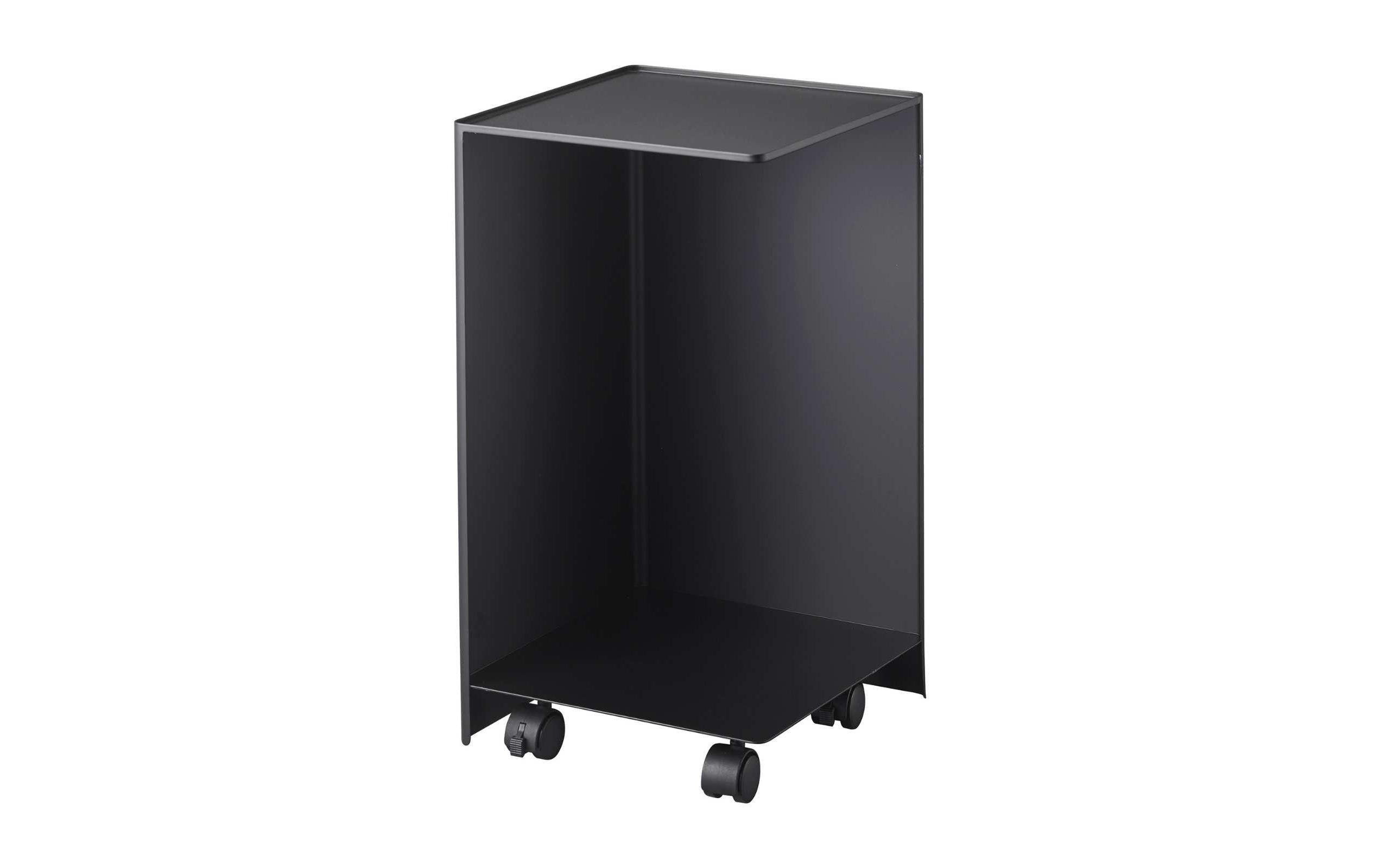 Yamazaki Toilettenpapierhalter TOWER Grösse: 23.5 x 23.5 x 43 cm, Schwarz