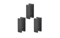 Yamazaki Wandhaken 3er-Set TOWER Grösse: 2.4 x 3 x 6.5 cm, Schwarz