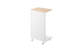 Yamazaki Beistelltisch halbgeschl.n TOWER Grösse: 31 x 22 x 55 cm, Weiss