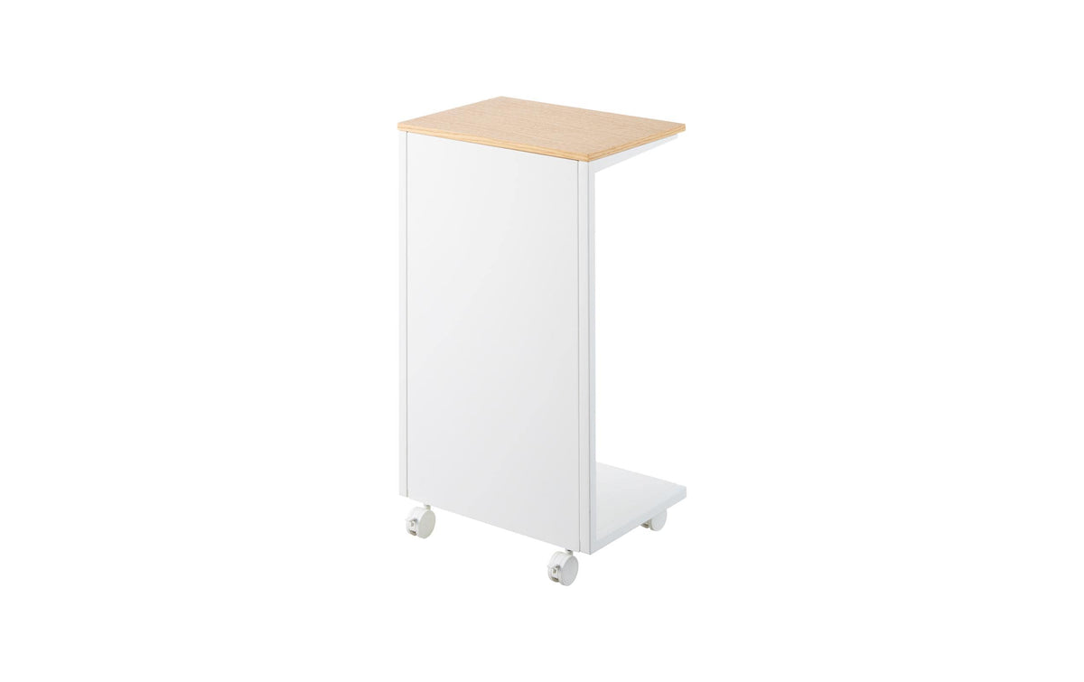 Yamazaki Beistelltisch halbgeschl.n TOWER Grösse: 31 x 22 x 55 cm, Weiss