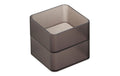 Yamazaki Schubladen Organizer S Grösse: 8 x 8 x 3.7 cm, Schwarz, 2 Stück