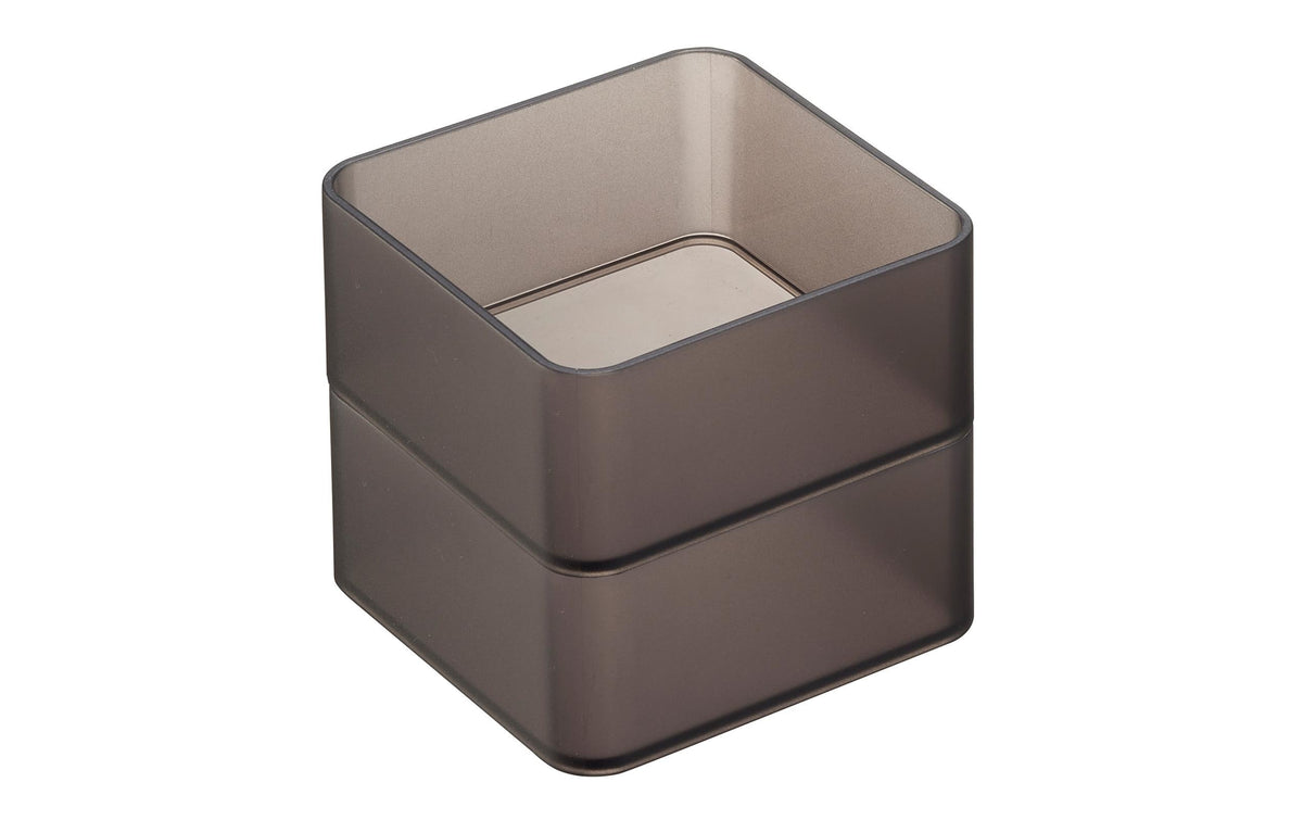Yamazaki Schubladen Organizer S Grösse: 8 x 8 x 3.7 cm, Schwarz, 2 Stück