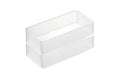 Yamazaki Schubladen Organizer M Grösse: 8 x 16 x 3.7 cm, Transp., 2 Stück