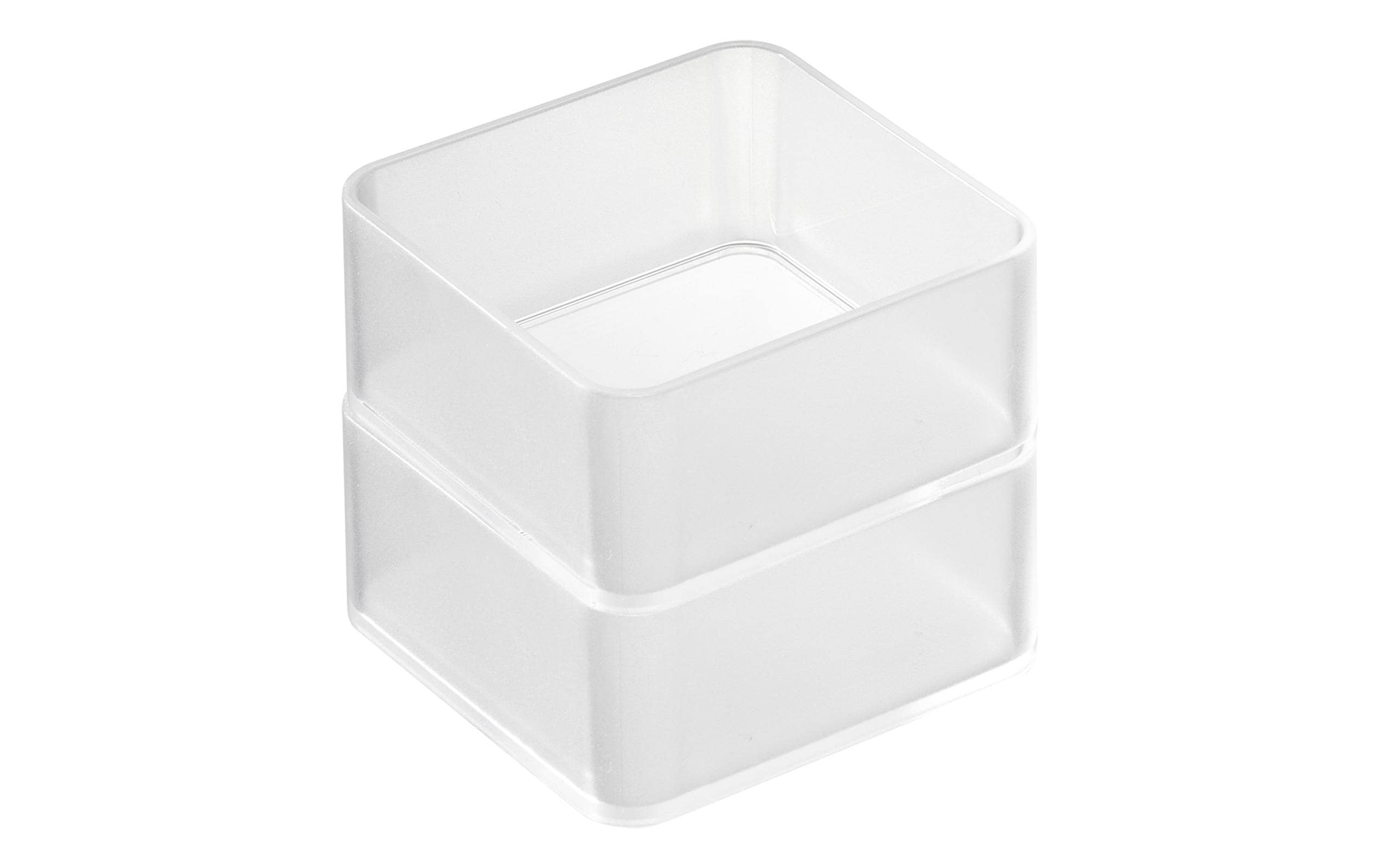 Yamazaki Schubladen Organizer S Grösse: 8 x 8 x 3.7 cm, Transp., 2 Stück