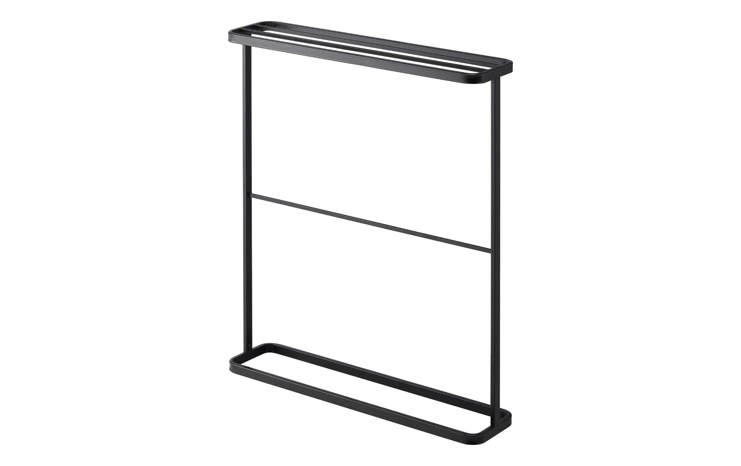 Yamazaki Handtuchhalter TOWER Grösse: 65 x 15 x 75 cm, Schwarz