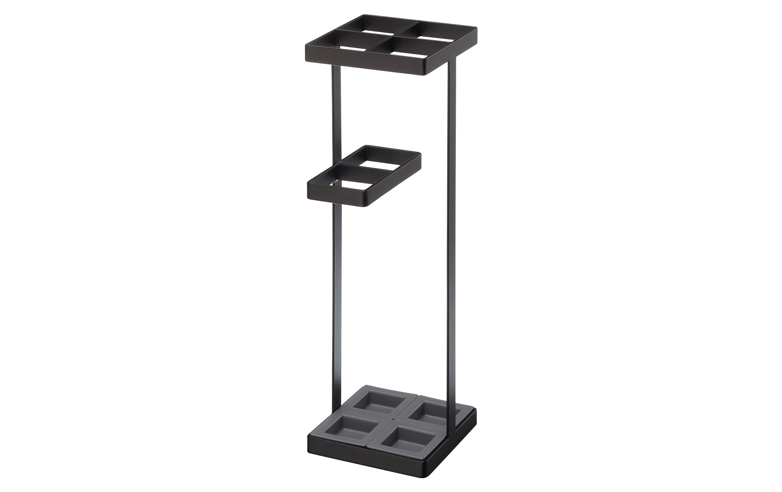 Yamazaki Schirmständer TOWER Grösse: 11 x 11 x 36 cm, Schwarz