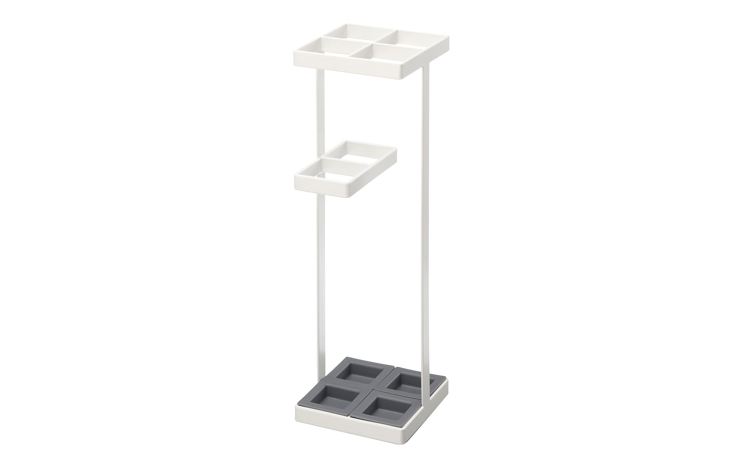 Yamazaki Schirmständer TOWER Grösse: 11 x 11 x 36 cm, Weiss