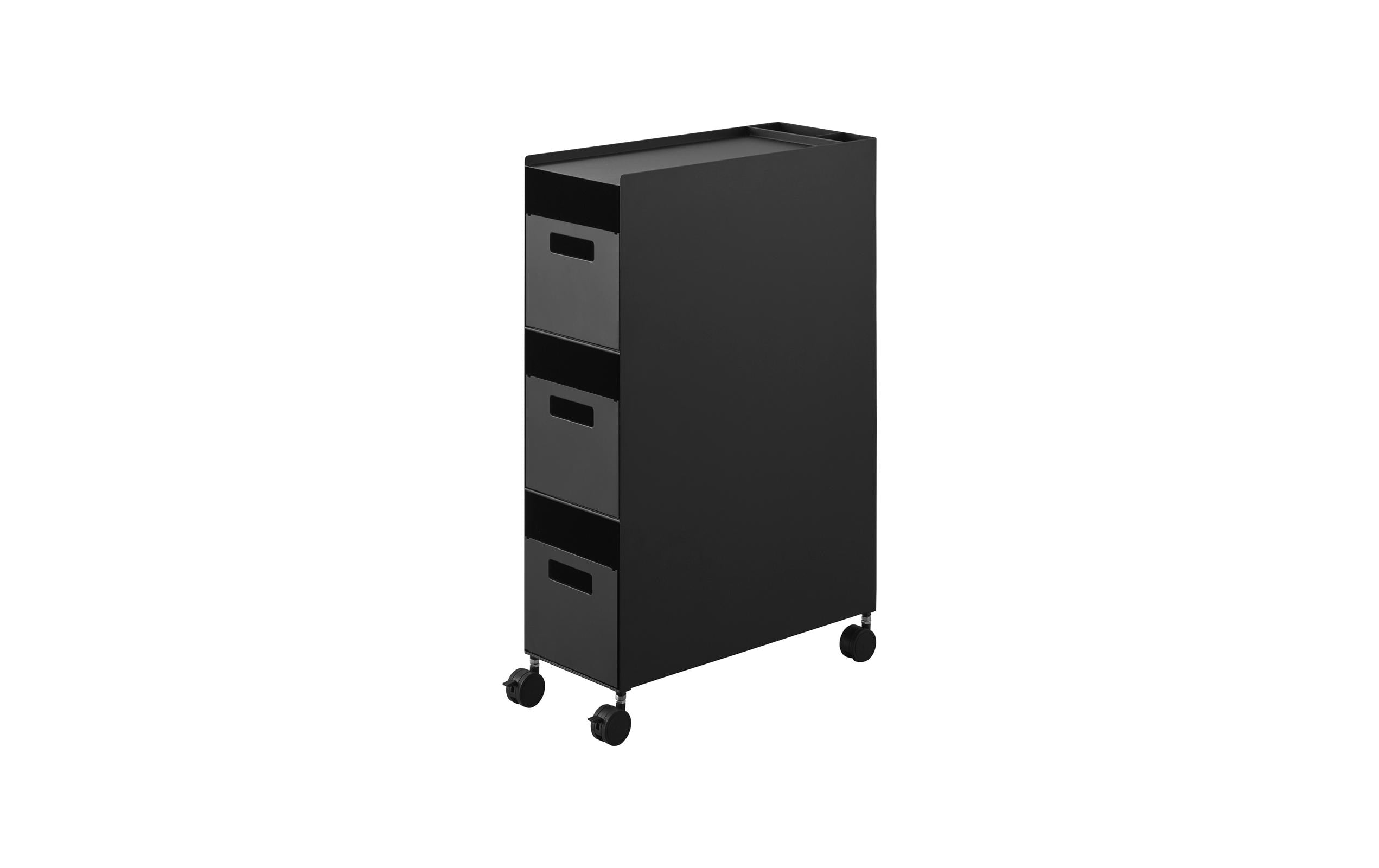Yamazaki Aufbewahrungsregal TOWER Grösse: 16.6 x 43 x 58 cm, Schwarz