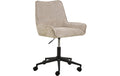AC Design Bürostuhl Eddie beige mit Bremsrollen