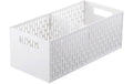 Yamazaki Aufbewahrungskorb TOWER Grösse: 15.3 x 32 x 12.2 cm, Weiss
