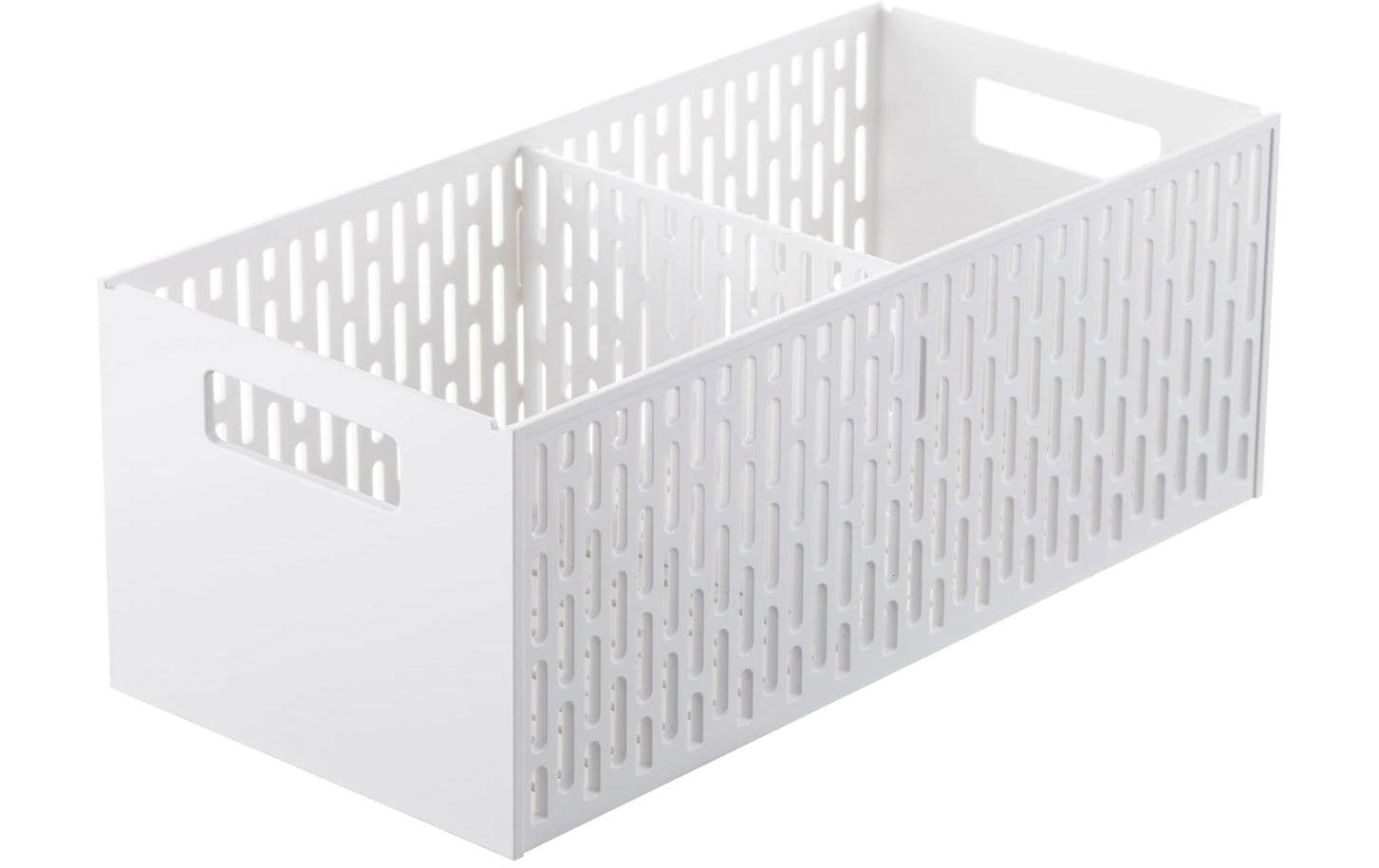 Yamazaki Aufbewahrungskorb TOWER Grösse: 15.3 x 32 x 12.2 cm, Weiss