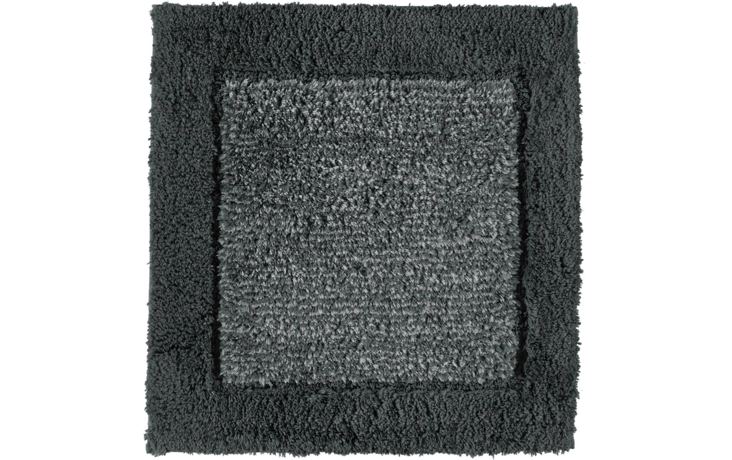 Cawö Badteppich Two-Tone schiefer, 60 x 60