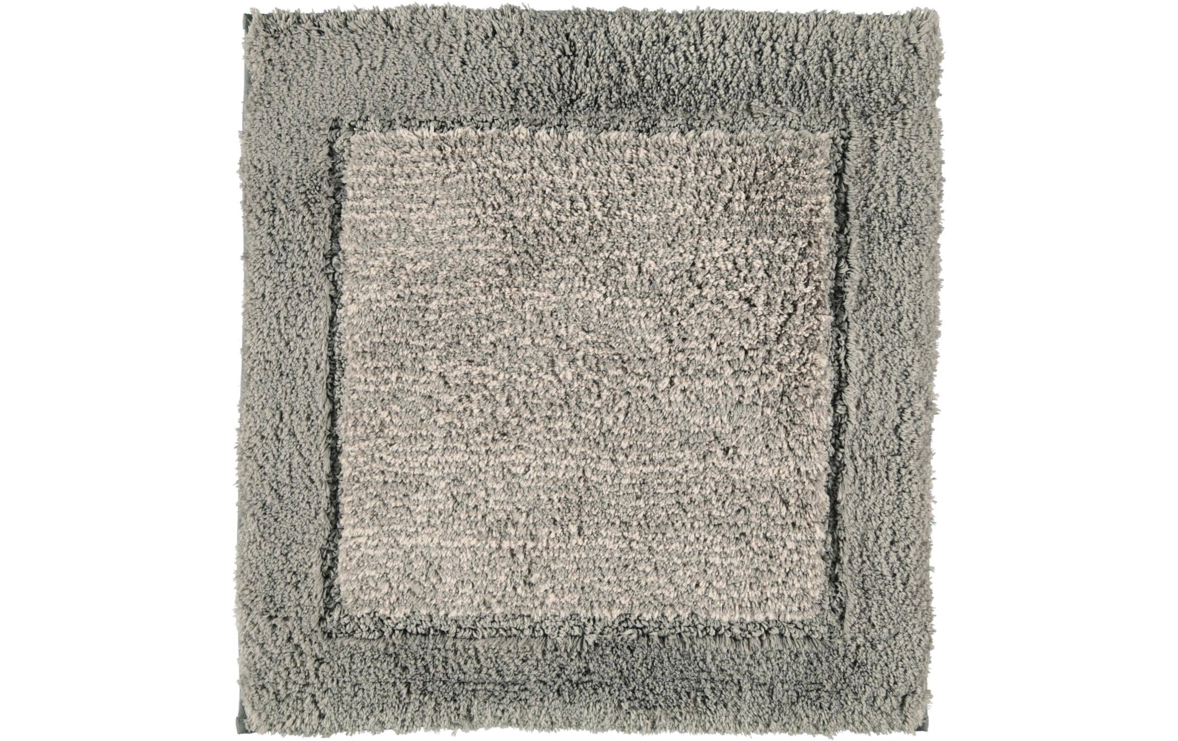 Cawö Badteppich Two-Tone graphit, 60 x 60