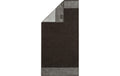Cawö Handtuch Two-Tone basalt , 50 x 100