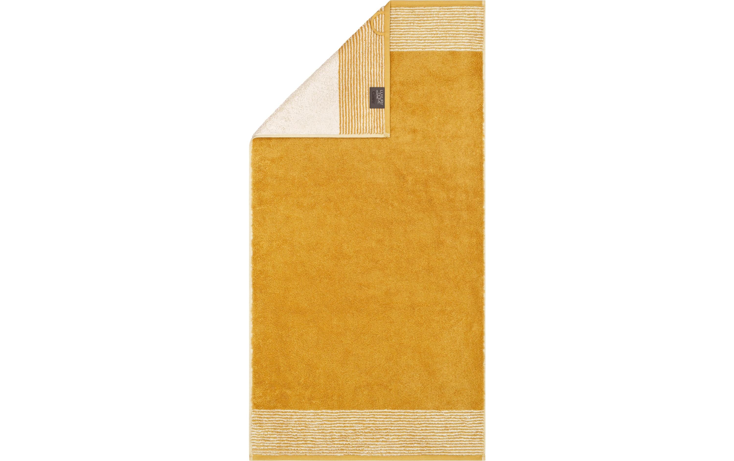 Cawö Gästetuch Two-Tone gold , 30 x 50