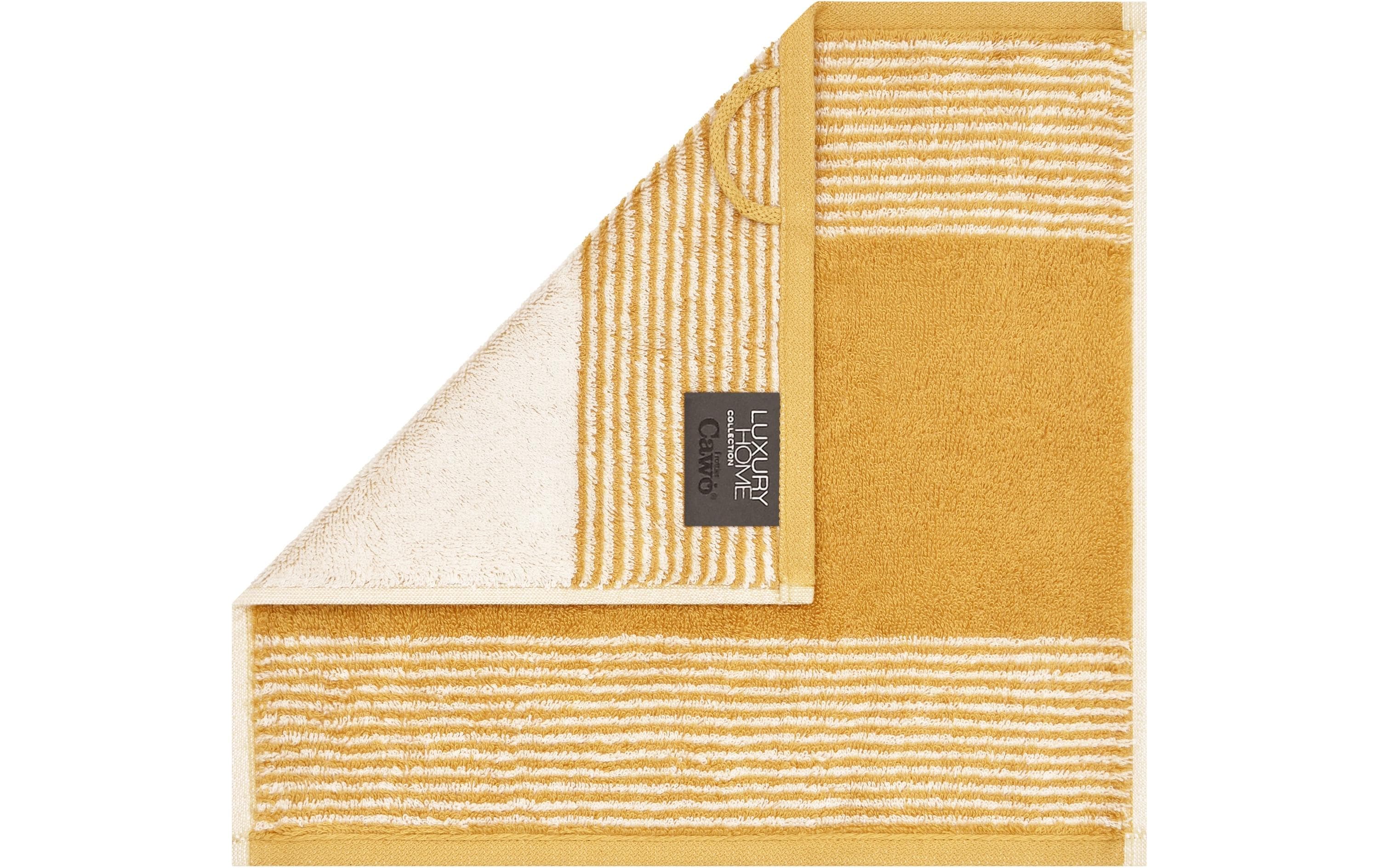 Cawö Seiftuch Two-Tone gold , 30 x 30