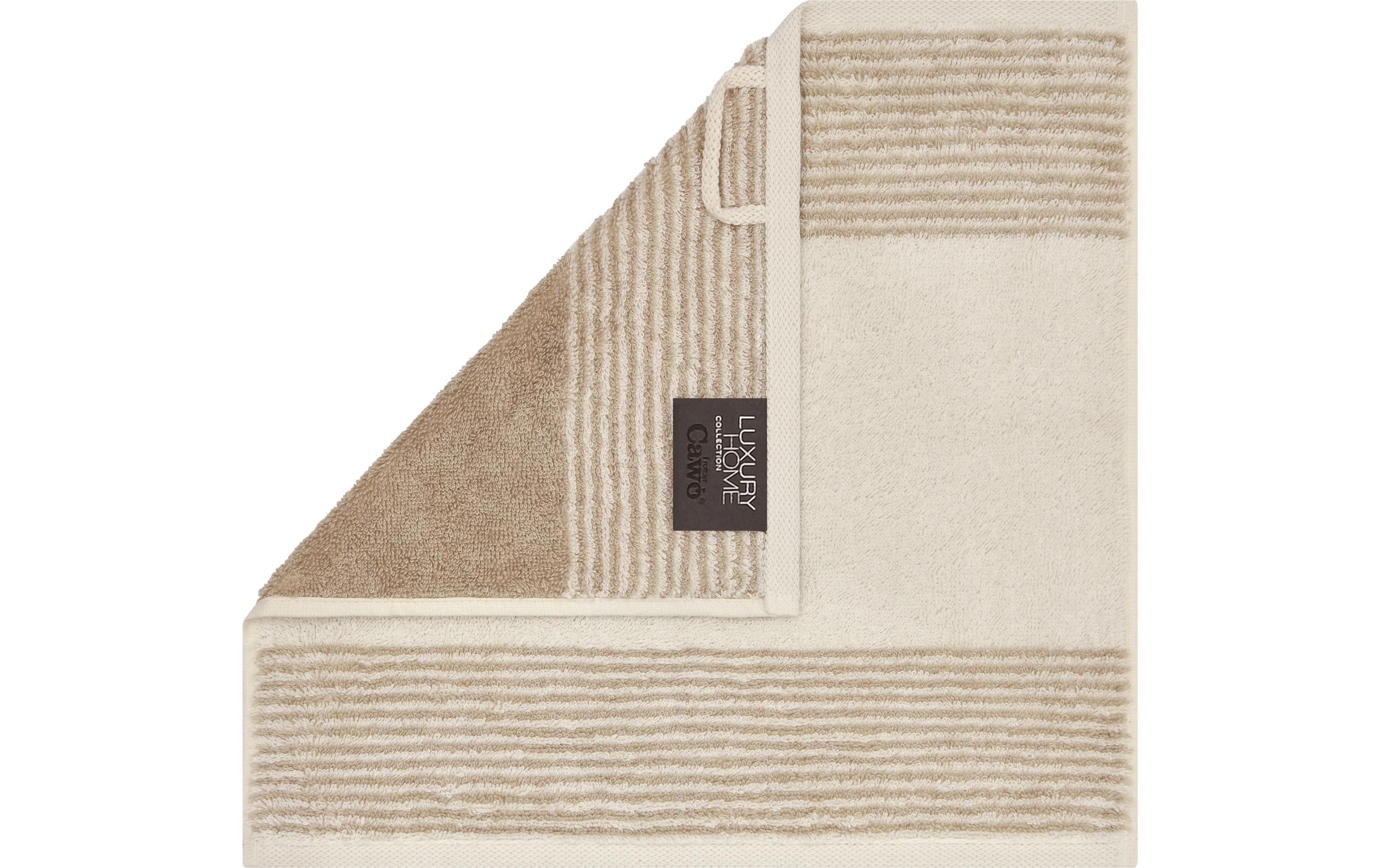 Cawö Seiftuch Two-Tone natur, 30 x 30