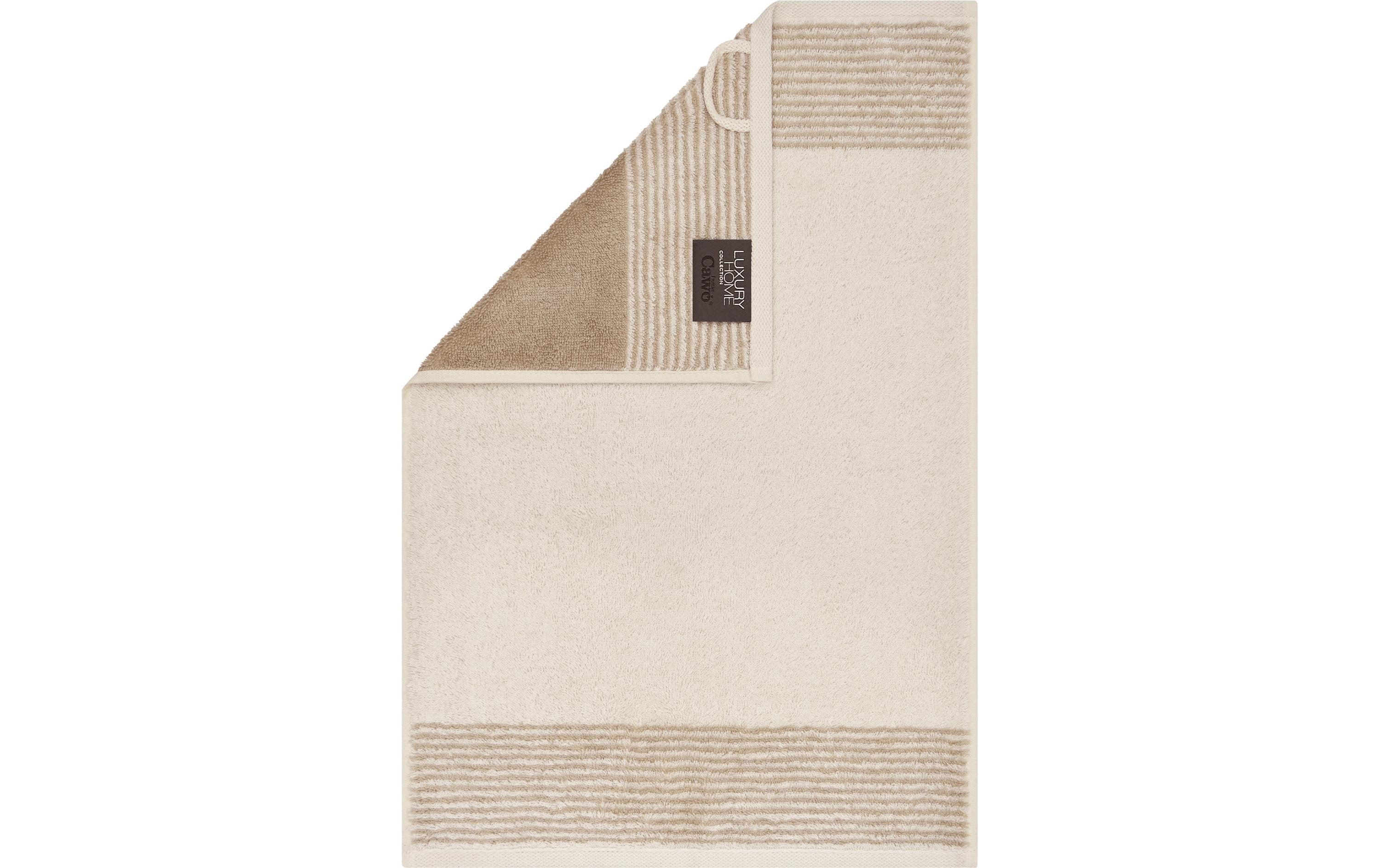 Cawö Duschtuch Two-Tone natur, 80 x 150