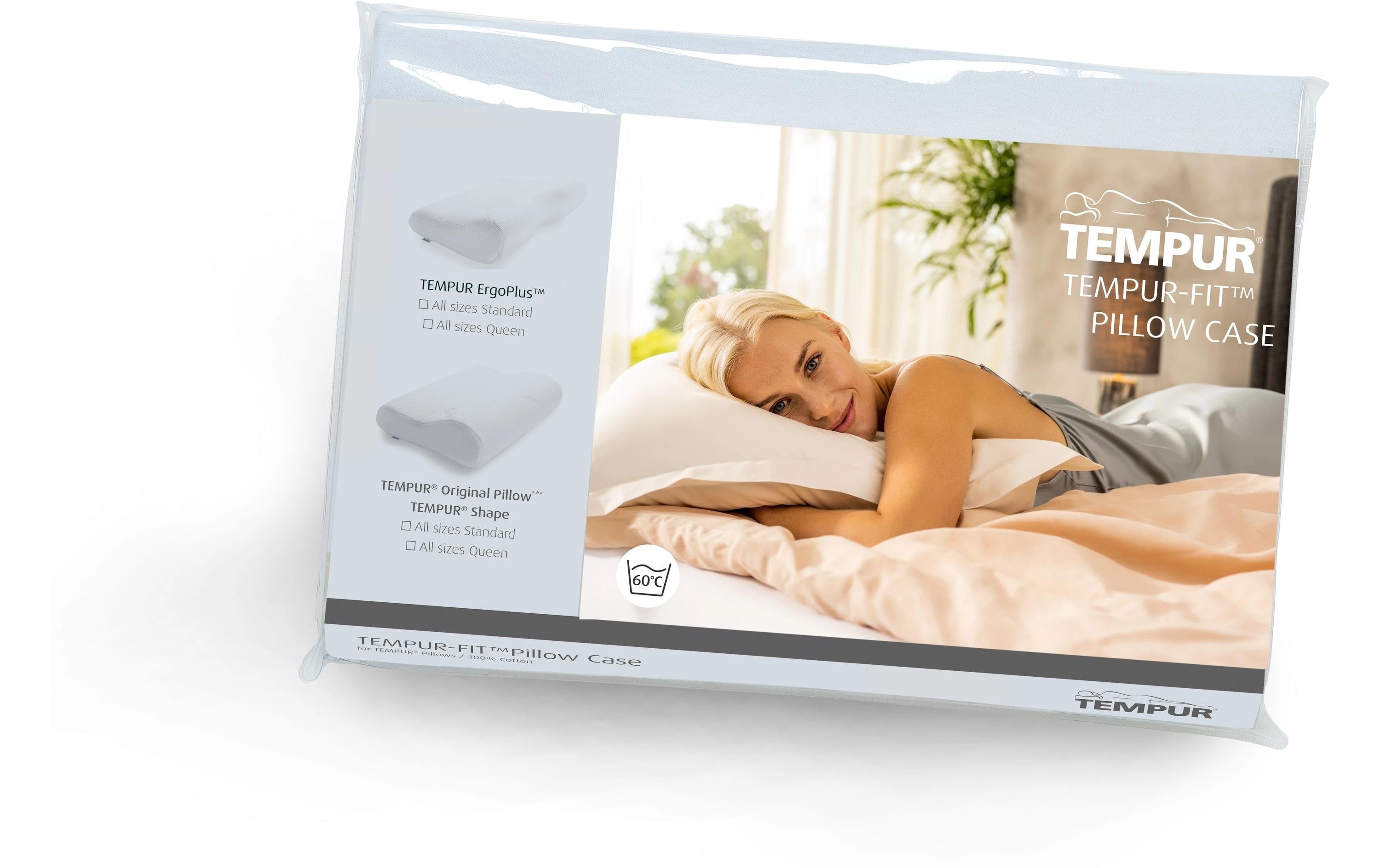 Tempur Jersey-Bezug für Comfort/Cloud/ Traditional weiss